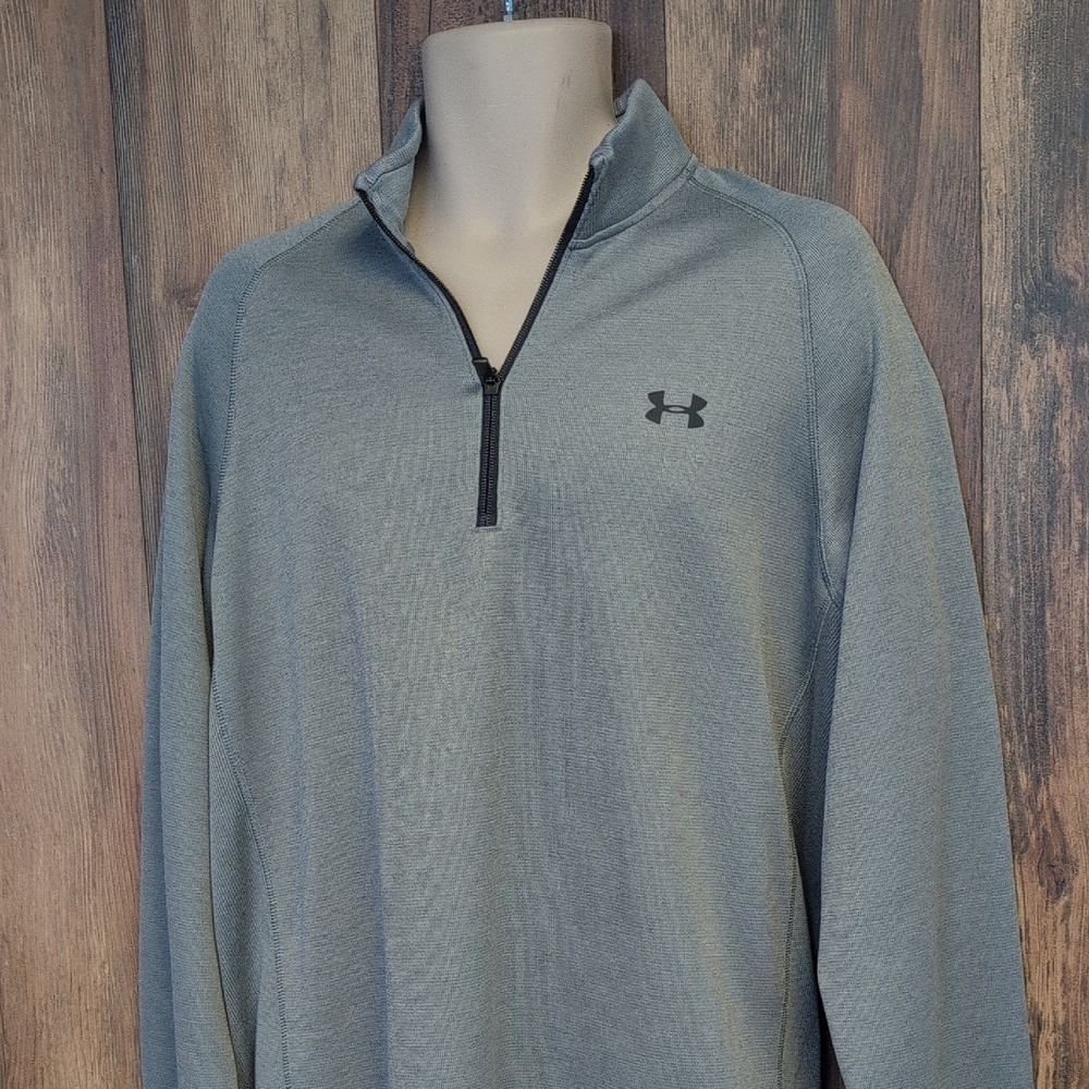 Under Armour Men's Performance Gray Quarter-Zip Jacket XL               C345